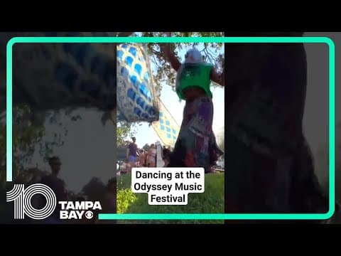 #Dancing at the Odyssey Music Festival in St. Petersburg, #florida