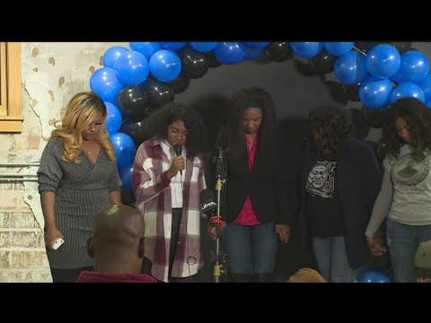 Family, community celebrate what would've been George Floyd's 49th birthday