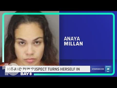 Woman responsible for deadly hit-and-run crash in Pinellas Park turn herself in, police say