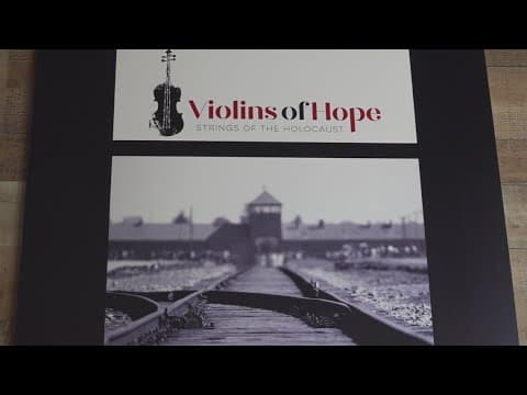 'Violins of Hope: Strings from the Holocaust' exhibit opens in Knoxville