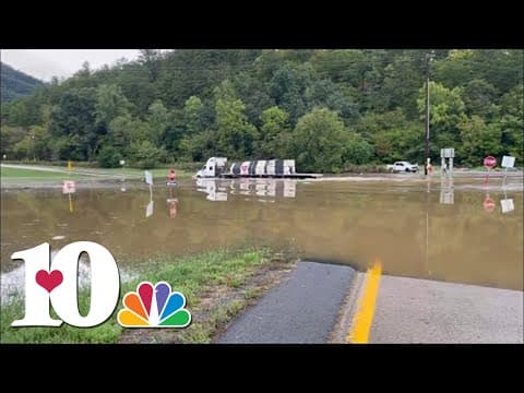 I-40 ramps at Hartford Road closed in Cocke County after flooding strikes