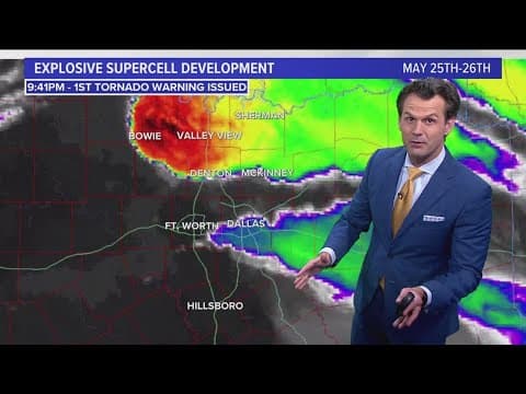 DFW Weather | Looking at the development of the supercell Saturday night, 14 day forecast