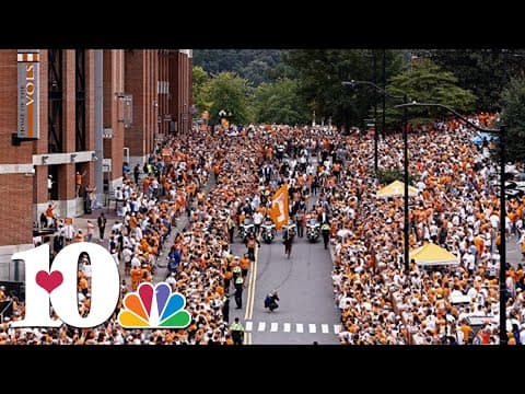 UT Football holds Vol Walk ahead of final home game of the season against UTEP