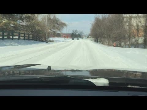 Plows hitting residential streets in Columbus this weekend