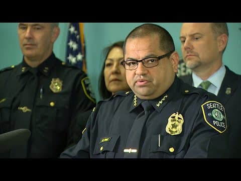 Watch: SPD officials discuss arrests made by Community Violence Task Force