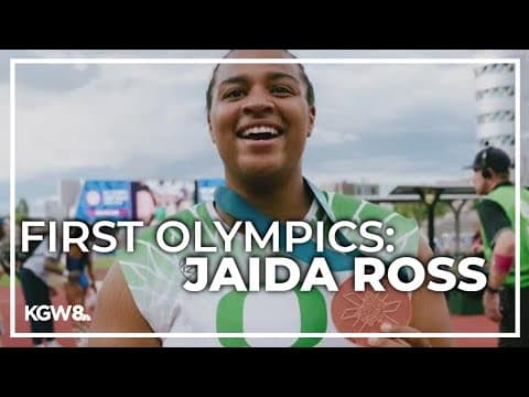 University of Oregon shot-putter Jaida Ross on her first Olympic appearance