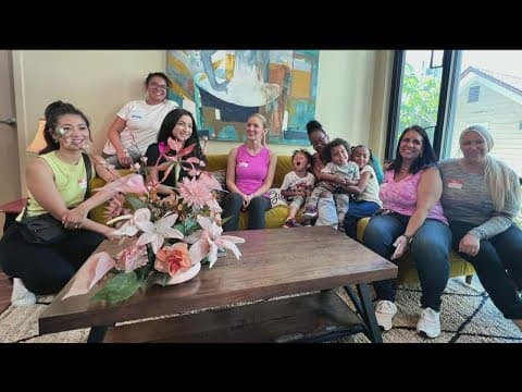 Single mother and three children receive home filled with furnishings