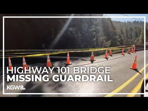 Partial bridge collapse on Highway 101 to cause traffic delays over Labor Day weekend