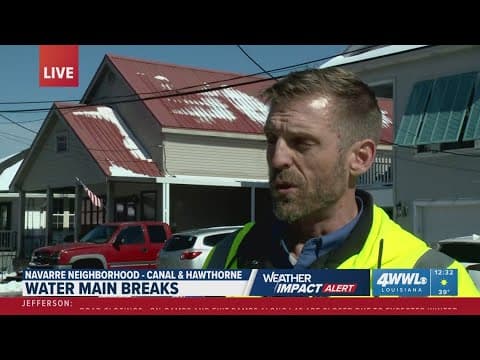 SWBNO responding to water main breaks