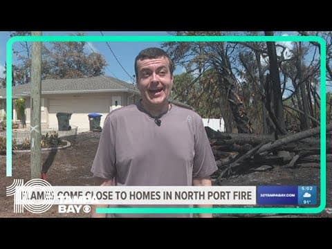 'A wall of flames': Families describe evacuating during 75-acre brush fire in North Port