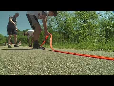 World-record attempt for longest Hot Wheels track