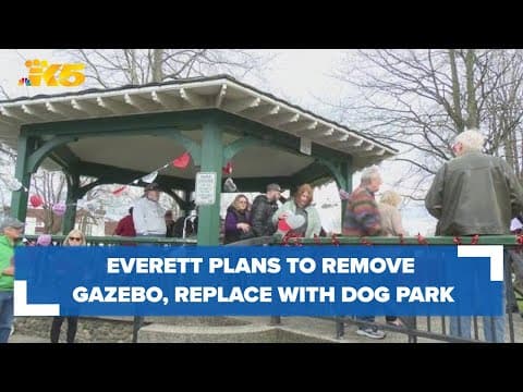 Everett plans to remove 103-year-old gazebo, replace with dog park