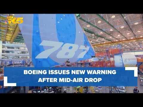 Boeing issues new warning after flight to New Zealand drops mid-air