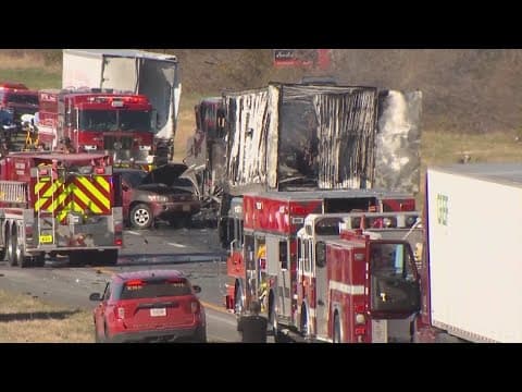 Six killed in Ohio bus crash involving busload of high school students