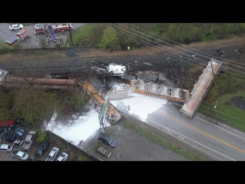 Investigation underway after train derails on Indy's near east side