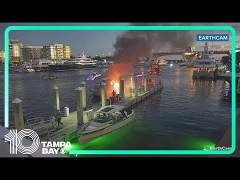 Fire erupts at South Florida marina: 1 dead, 5 hospitalized after boat explosion