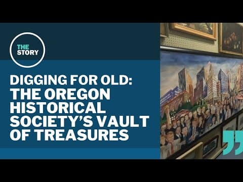 Going inside the Oregon Historical Society's secret warehouse | Digging for Old
