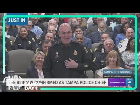 Lee Bercaw confirmed as Tampa Police Chief