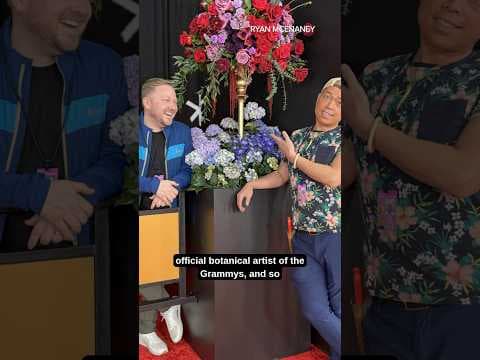 A Minnesota flower grower helped beautify the #Grammys red carpet