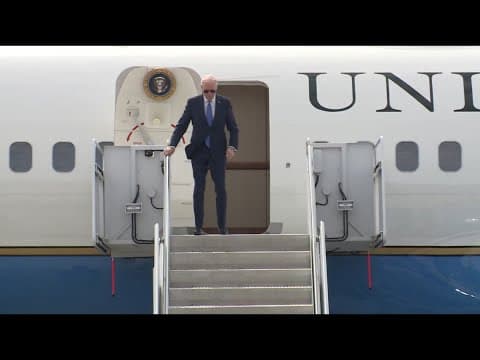 President Biden lands at MSP Airport