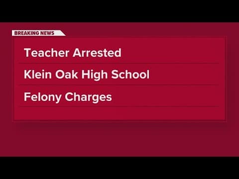 Klein Oak HS teacher arrested, charged with 5 counts of child porn possession
