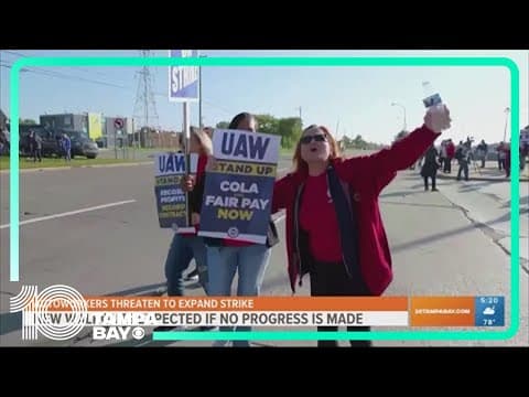 UAW: More worker walkouts if auto companies don't meet Friday deadline