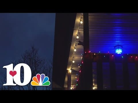 Knox County neighbors shine blue lights to honor Powell teen's life