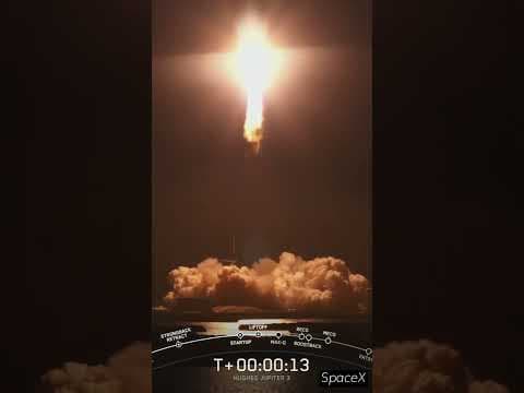 SpaceX: Rocket lifts Jupiter 3 satellite into orbit #shorts