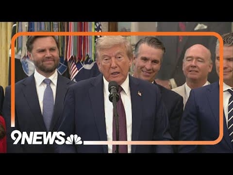 Trump blames Colorado voting system for decision to move Space Command to Alabama