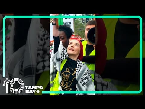 Tampa Bay #Palestinian community holds demonstration; #Israeli Americans counter-protest #shorts