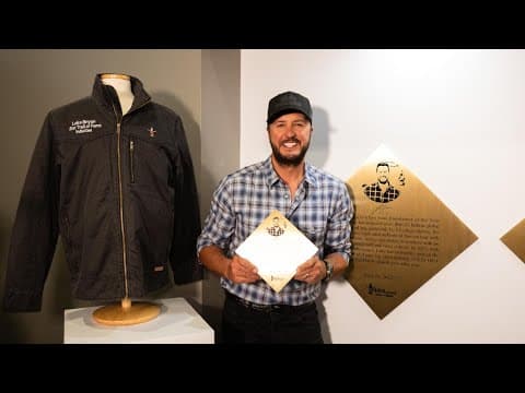 Luke Bryan inducted into RodeoHouston's Star Trail of Fame