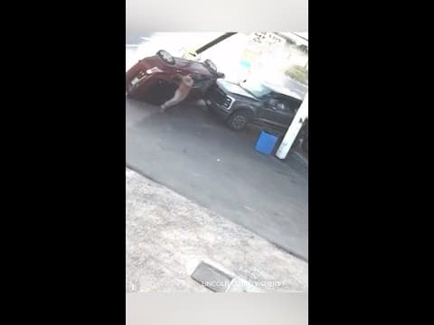 Man Narrowly Escapes Crash (Caught on Camera)