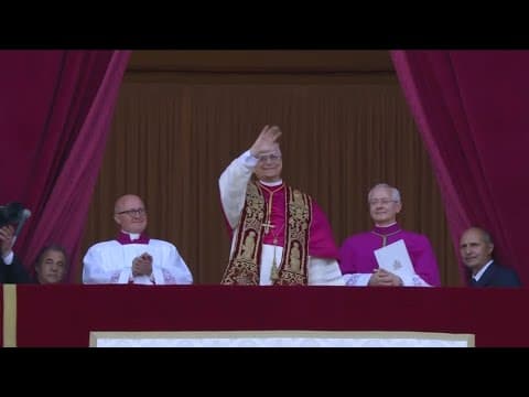 ‘Peace be with you all’ | Pope Leo XIV introduced at Vatican