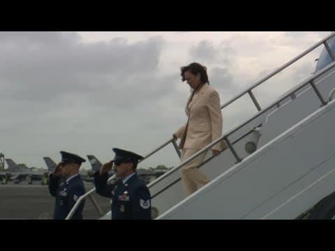 Here's what VP Kamala Harris did once she landed in Houston