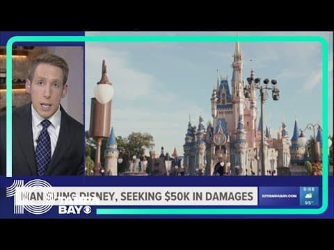 Florida man suing Disney after claiming he fell off ride
