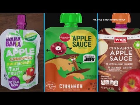 CDC: Nearly two dozen toddlers sickened by lead linked to tainted applesauce pouches