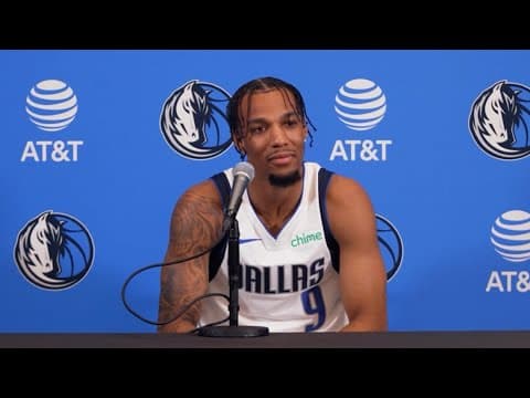 AJ Lawson full press conference | 2024-25 Dallas Mavericks Media Day