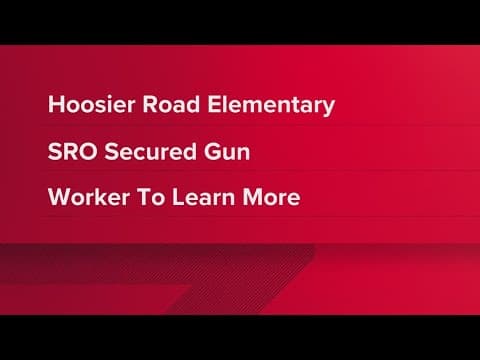 Staff member accused of bringing concealed firearm to Hoosier Road Elementary School in Fishers