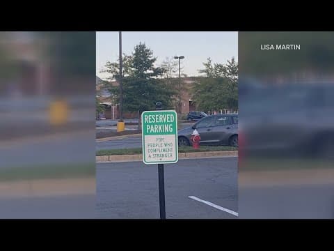 Check out this positive parking sign in Virginia