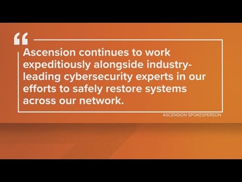 Ascension St. Vincent provides update on cyberattack