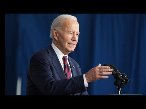 WATCH: Biden speaks publicly for first time since Trump was sworn in