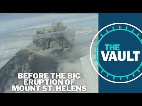 Mount St. Helens billows smoke and bulges ahead of big eruption | KGW Vault