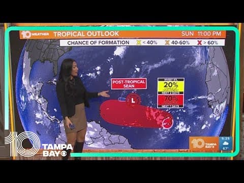 Tracking the Tropics: Sean to dissipate; Invest 97-L likely to develop | 5 a.m. Monday