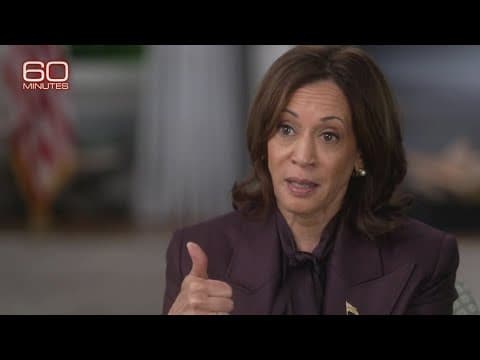 Kamala Harris interview on 60 minutes airs tonight