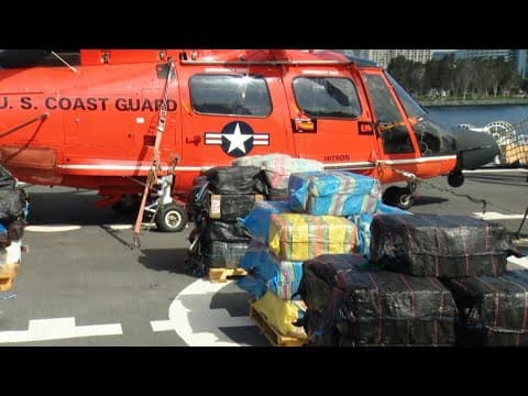 Coast Guard offloads $214 million of cocaine in San Diego | Full Press Conference