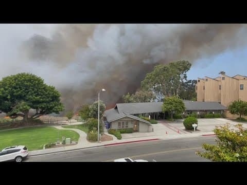 Brush fire in Carlsbad near Buena Vista Lagoon has been contained