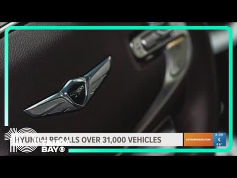 Hyundai recalled over 31,000 vehicles