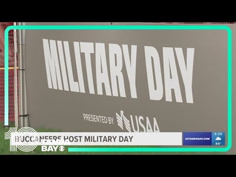Tampa Bay Buccaneers host Military Day