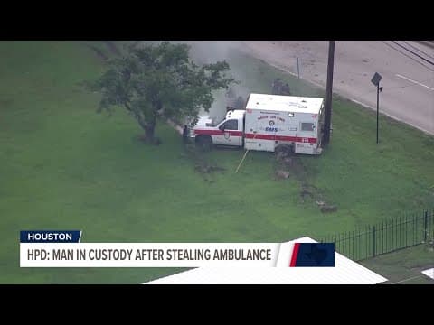 A man in an ambulance led Houston police on a wild chase | Texas News Now