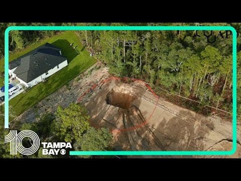 Sinkhole opens in Hernando County neighborhood